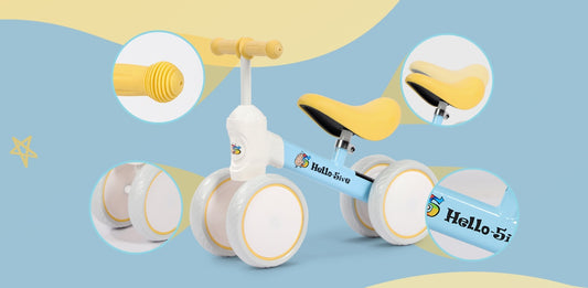 Why Your Baby Should Try a Four-Wheel Balance Bike