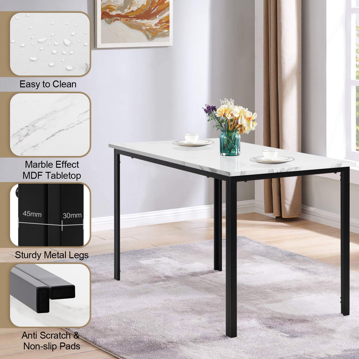 Modern Marble Dining Table