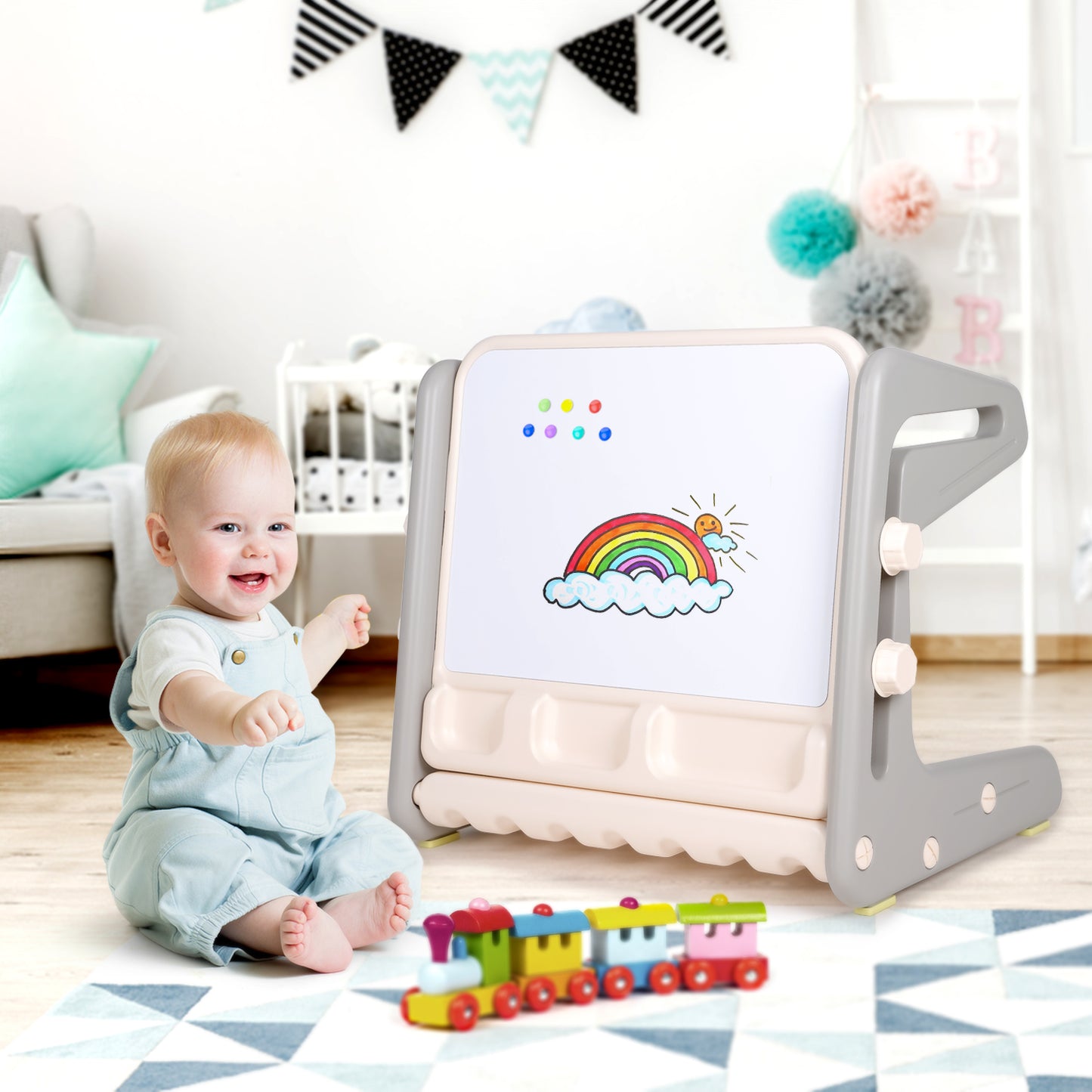 Hello5ive Convertible Kids Art Easel