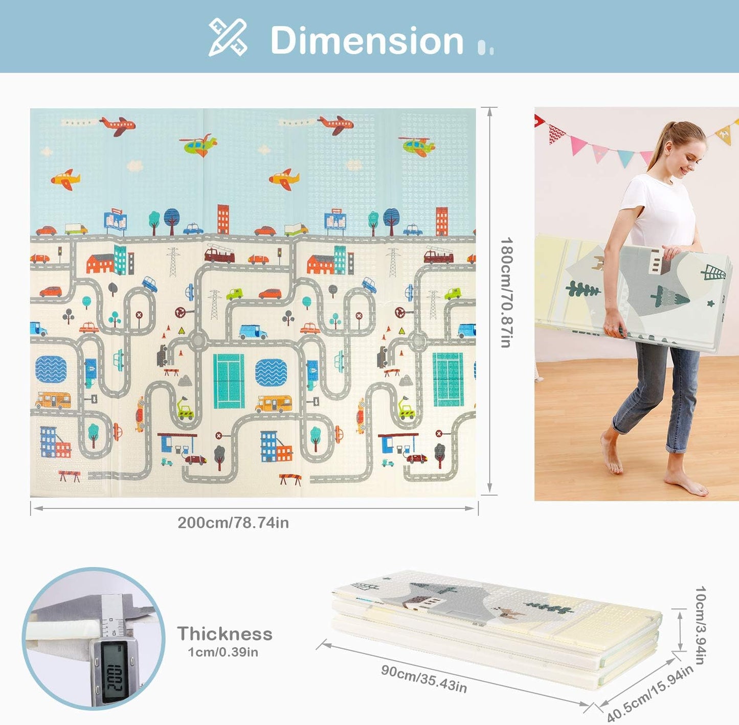 Hello-5ive Foldable Baby Play Mat