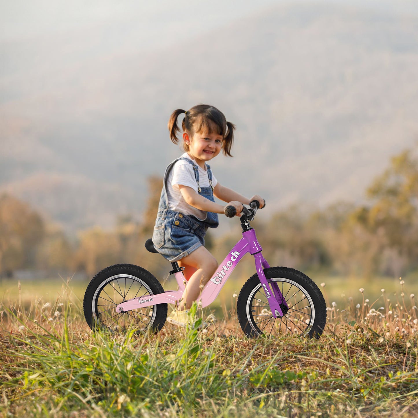 Gradient Color Balance Bike 14" Magnesium Alloy Frame Bikes