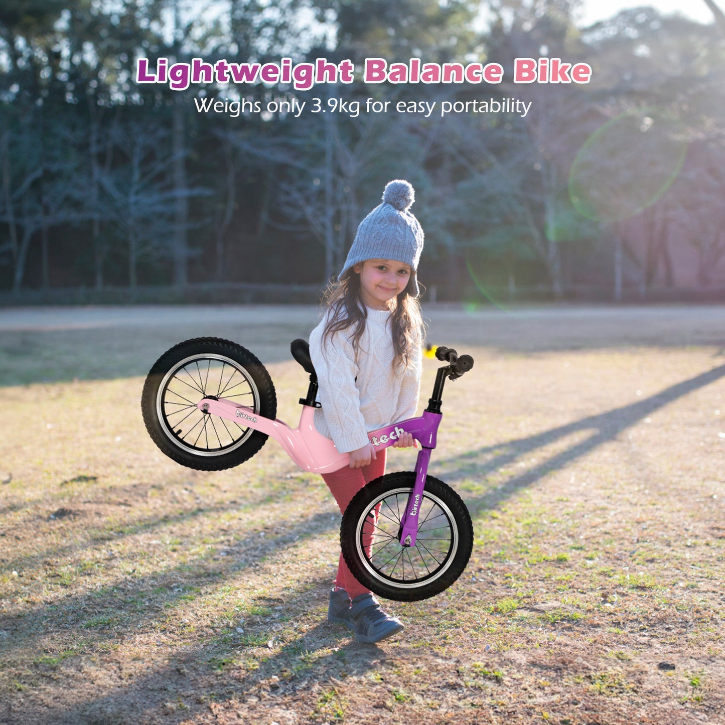 Gradient Color Balance Bike 14" Magnesium Alloy Frame Bikes