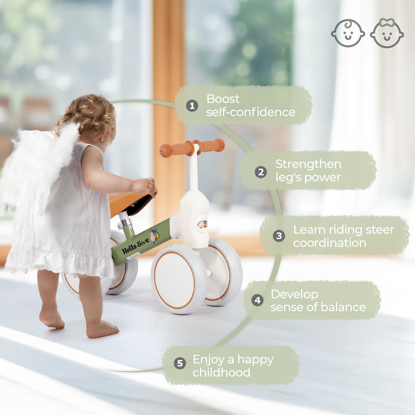 Hello5ive Baby Balance Bike