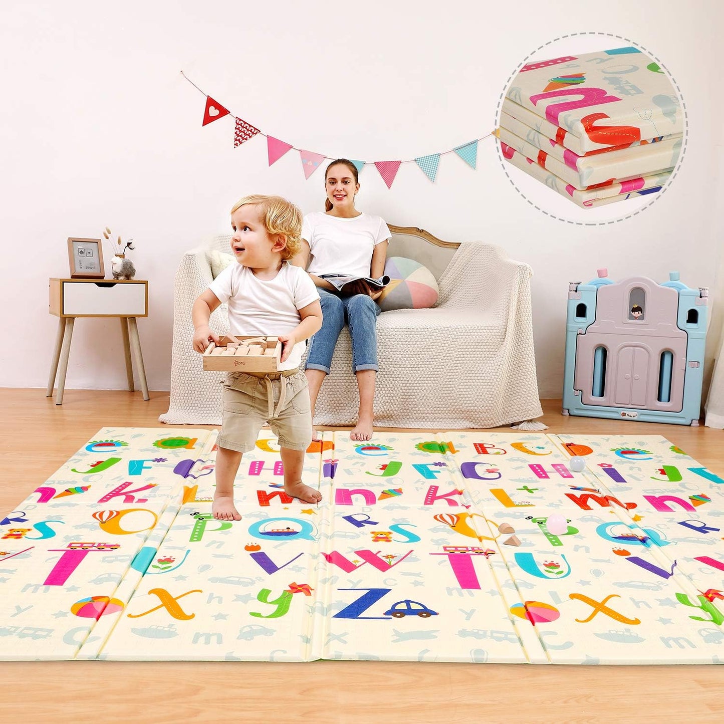 Hello-5ive Foldable Baby Play Mat