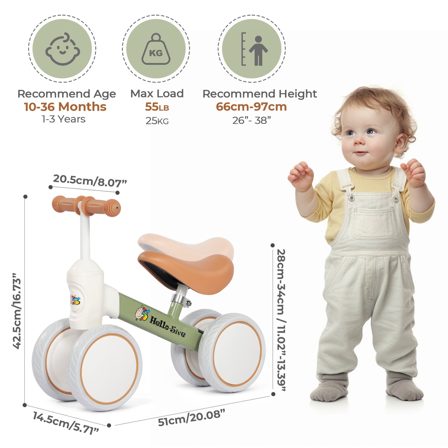 Hello5ive Baby Balance Bike