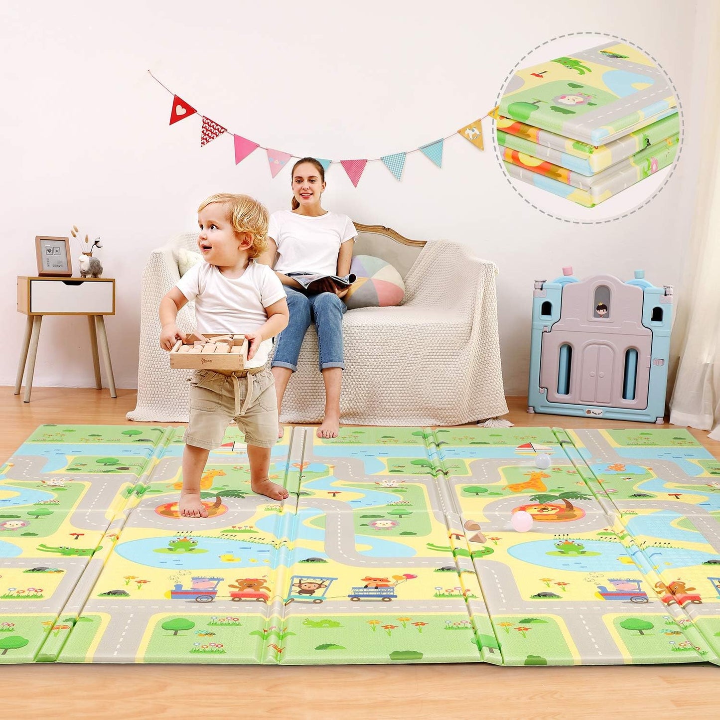 Hello-5ive Foldable Baby Play Mat