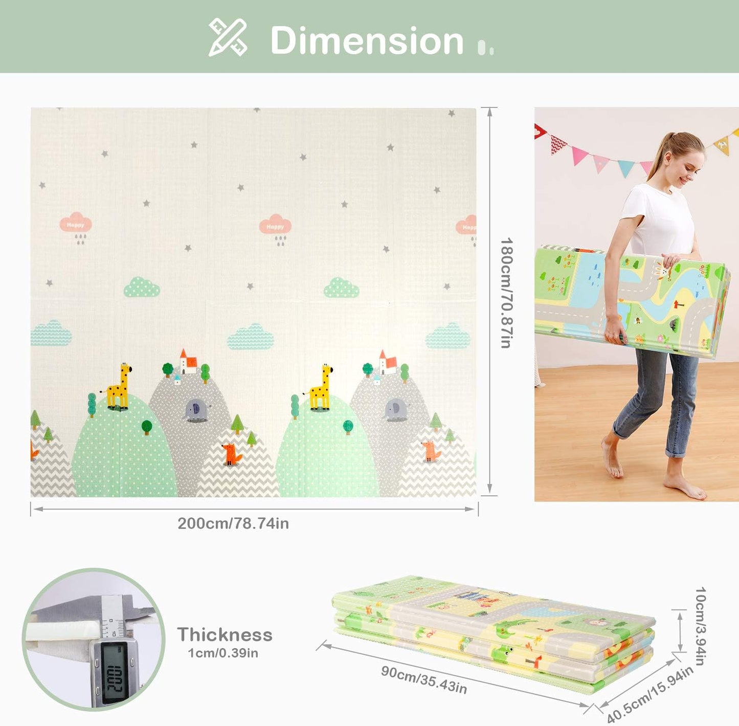 Hello-5ive Foldable Baby Play Mat