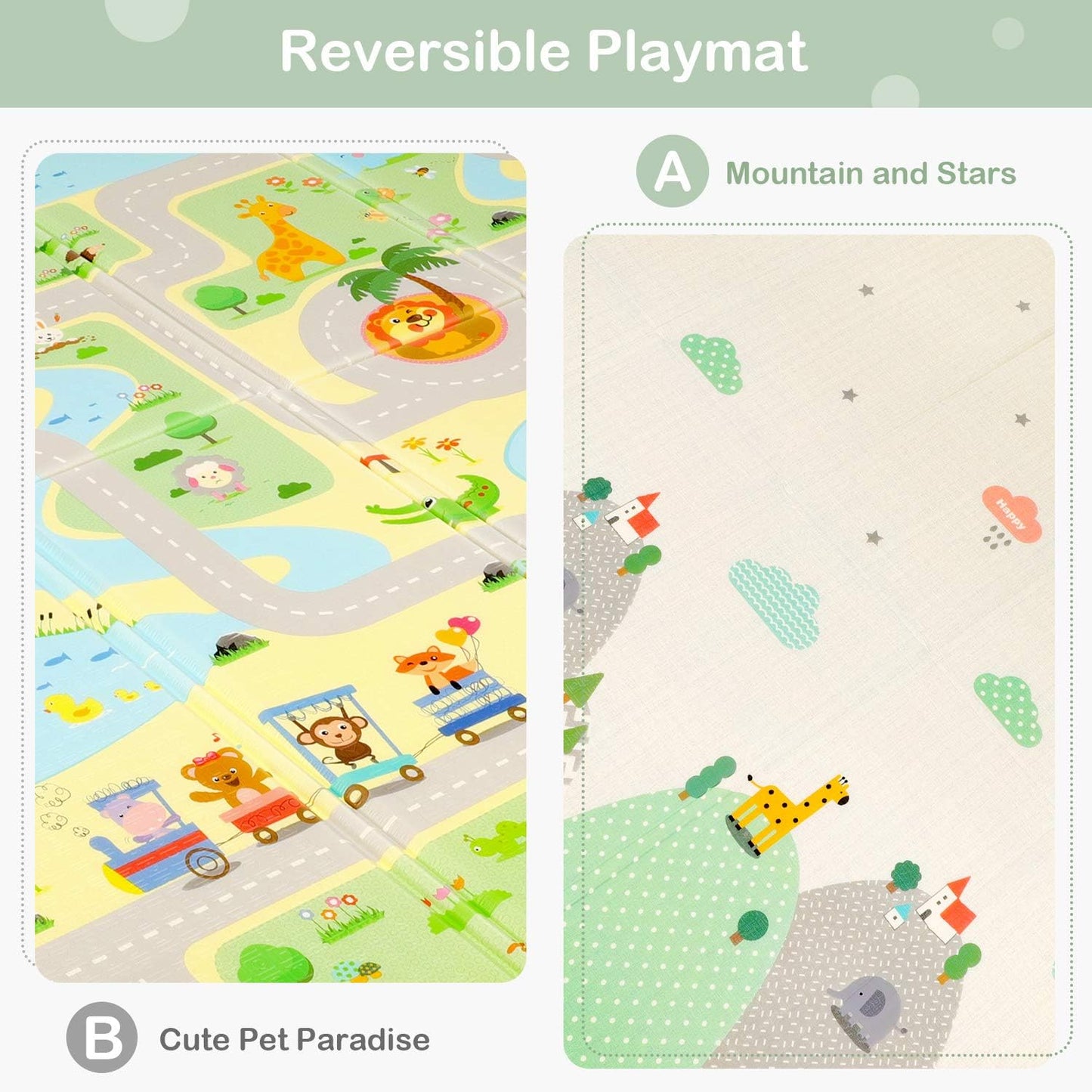 Hello-5ive Foldable Baby Play Mat