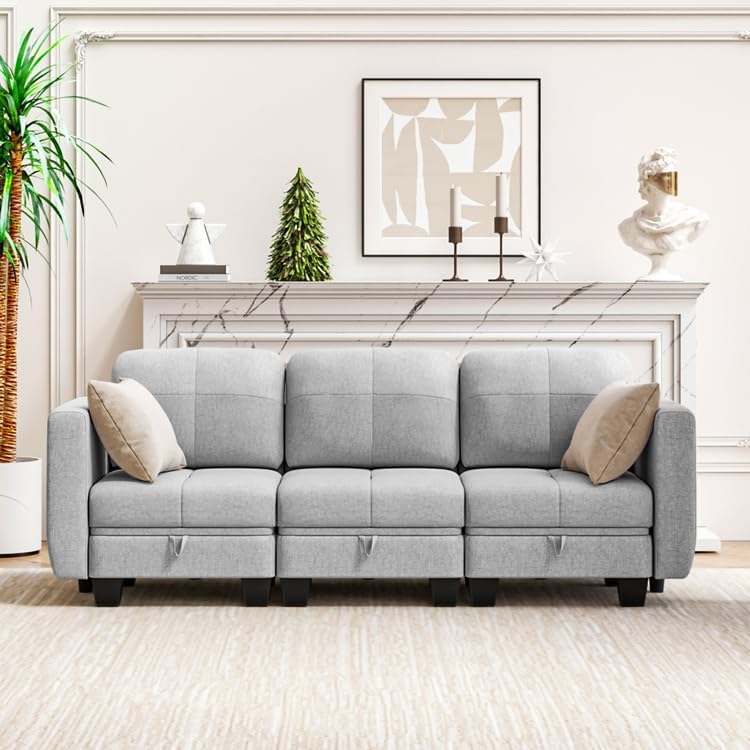 Modular Sectional Sofa with Storage