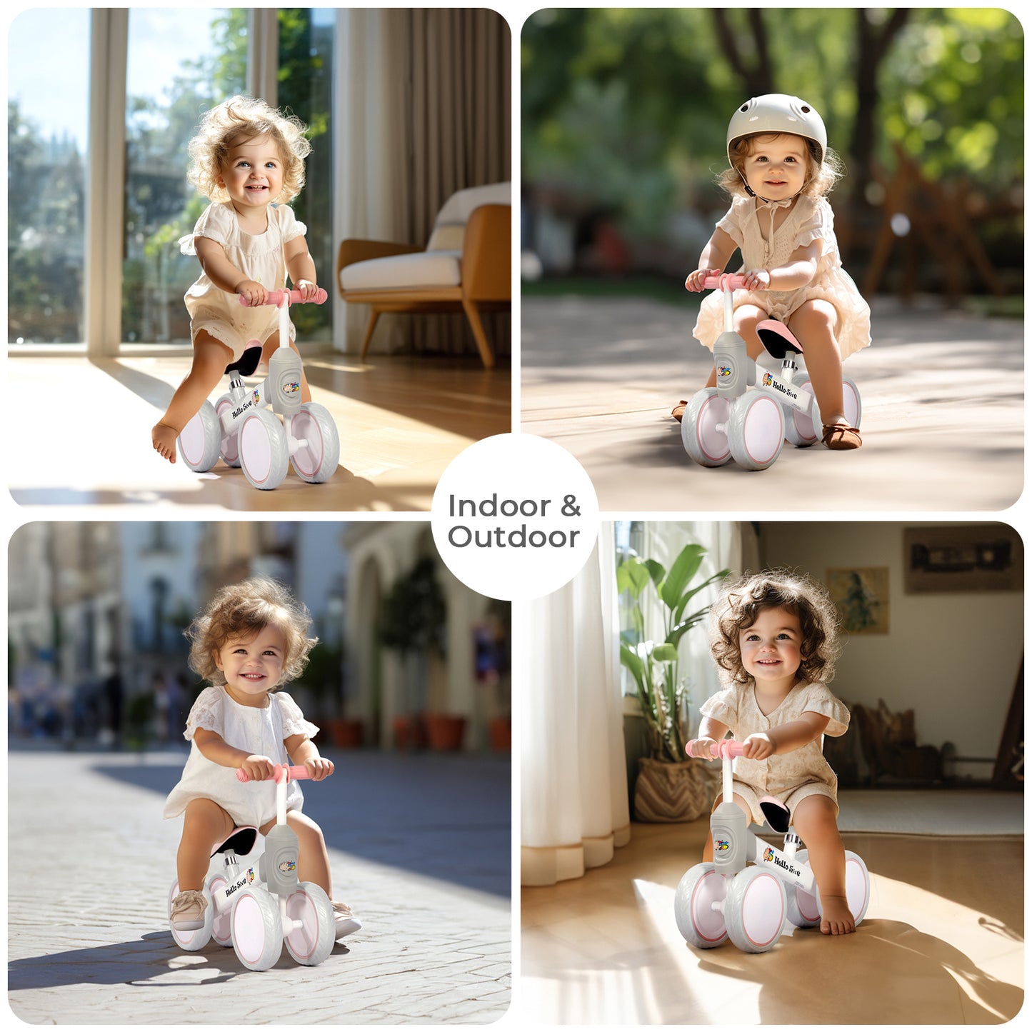 Hello5ive Baby Balance Bike - White