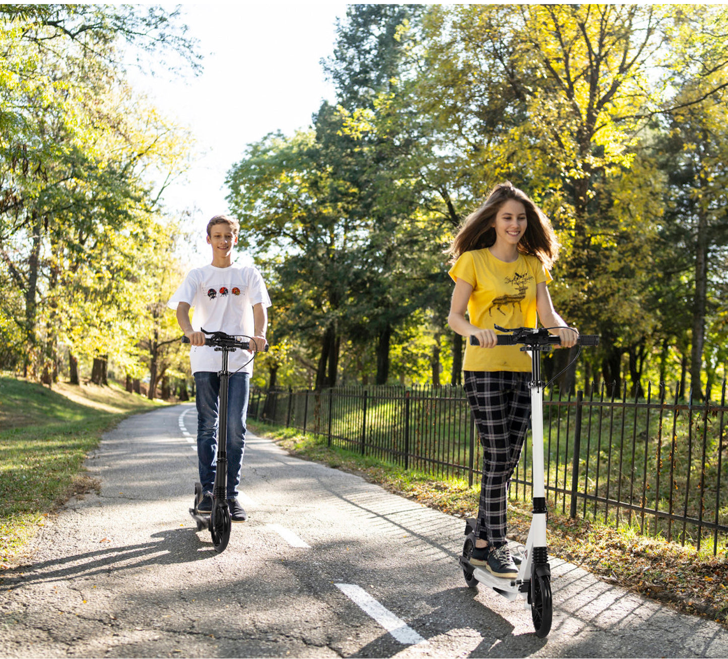 Adult Scooter Disc Brake & Dual Suspension
