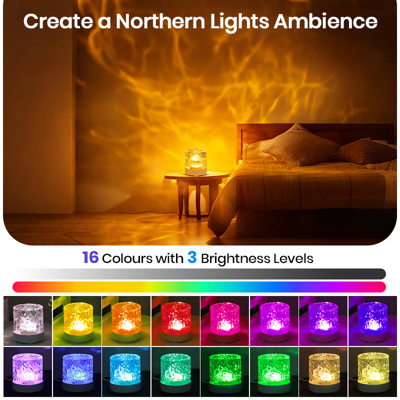 Aurora Water Ripple Projector Light