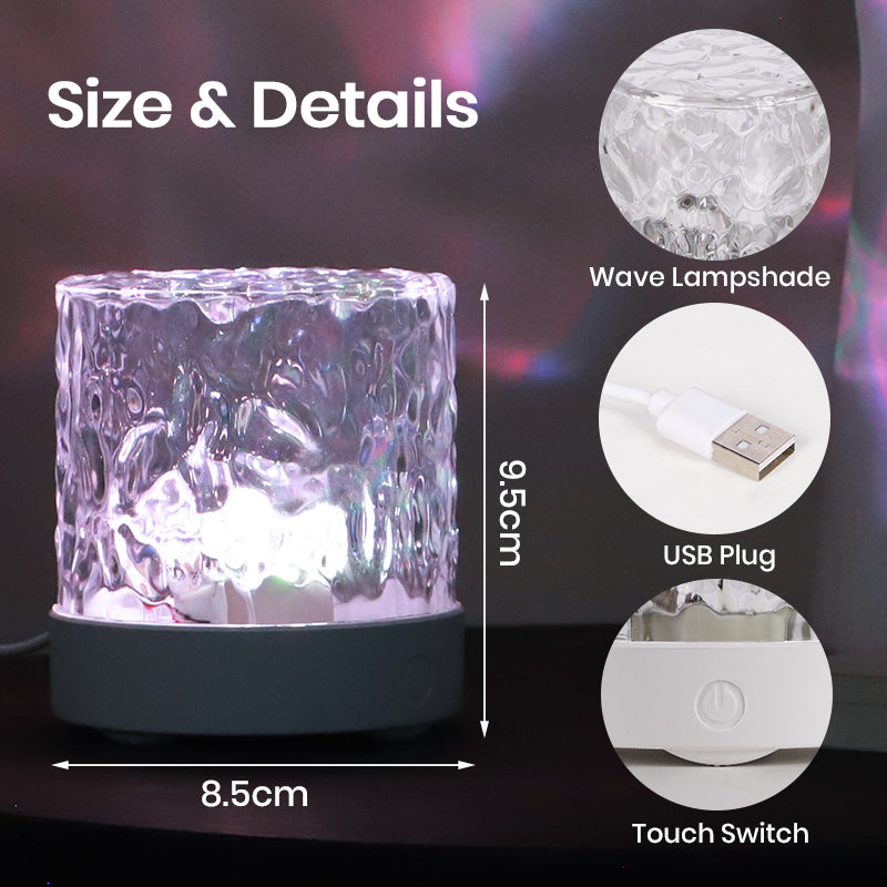Aurora Water Ripple Projector Light