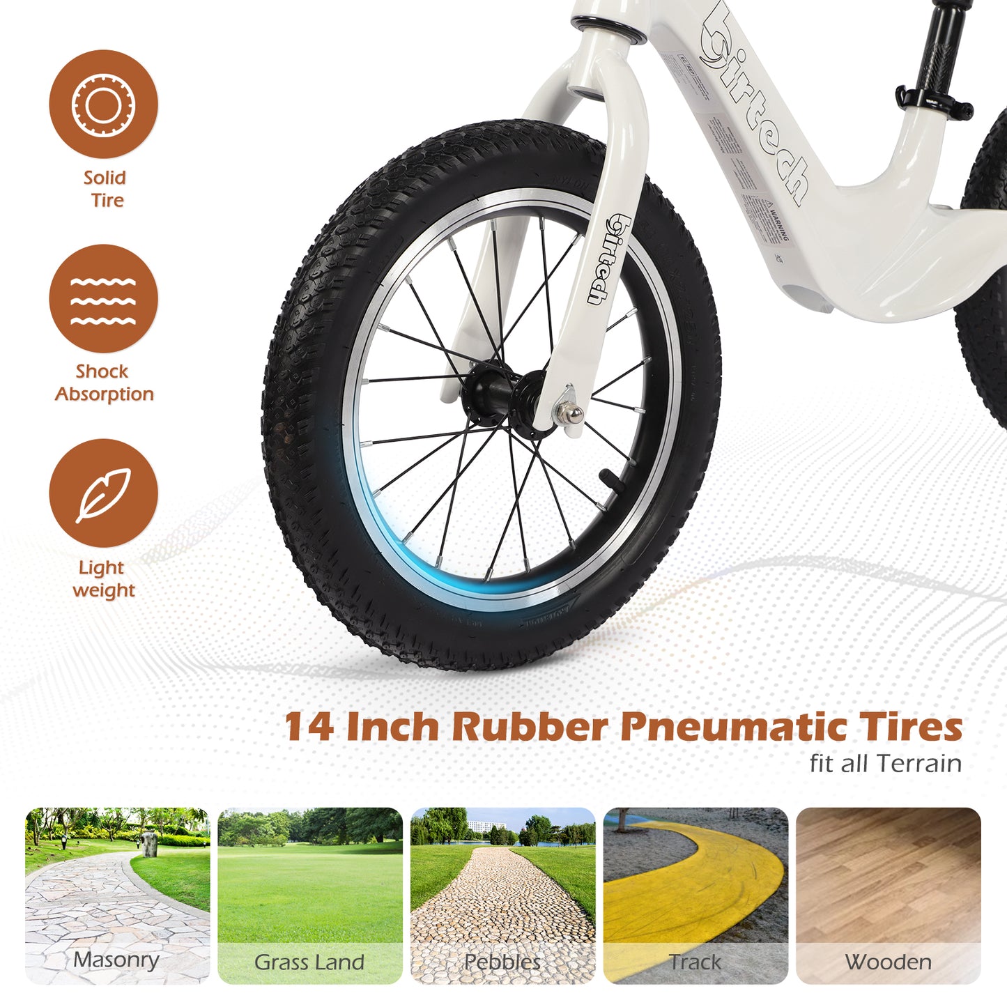 Balance Bike 14" Magnesium Alloy Frame