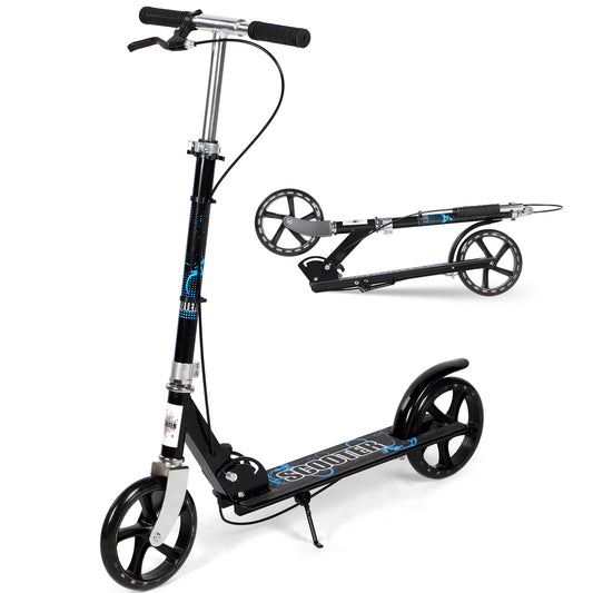 Foldable Kick Scooter with Dual Brakes
