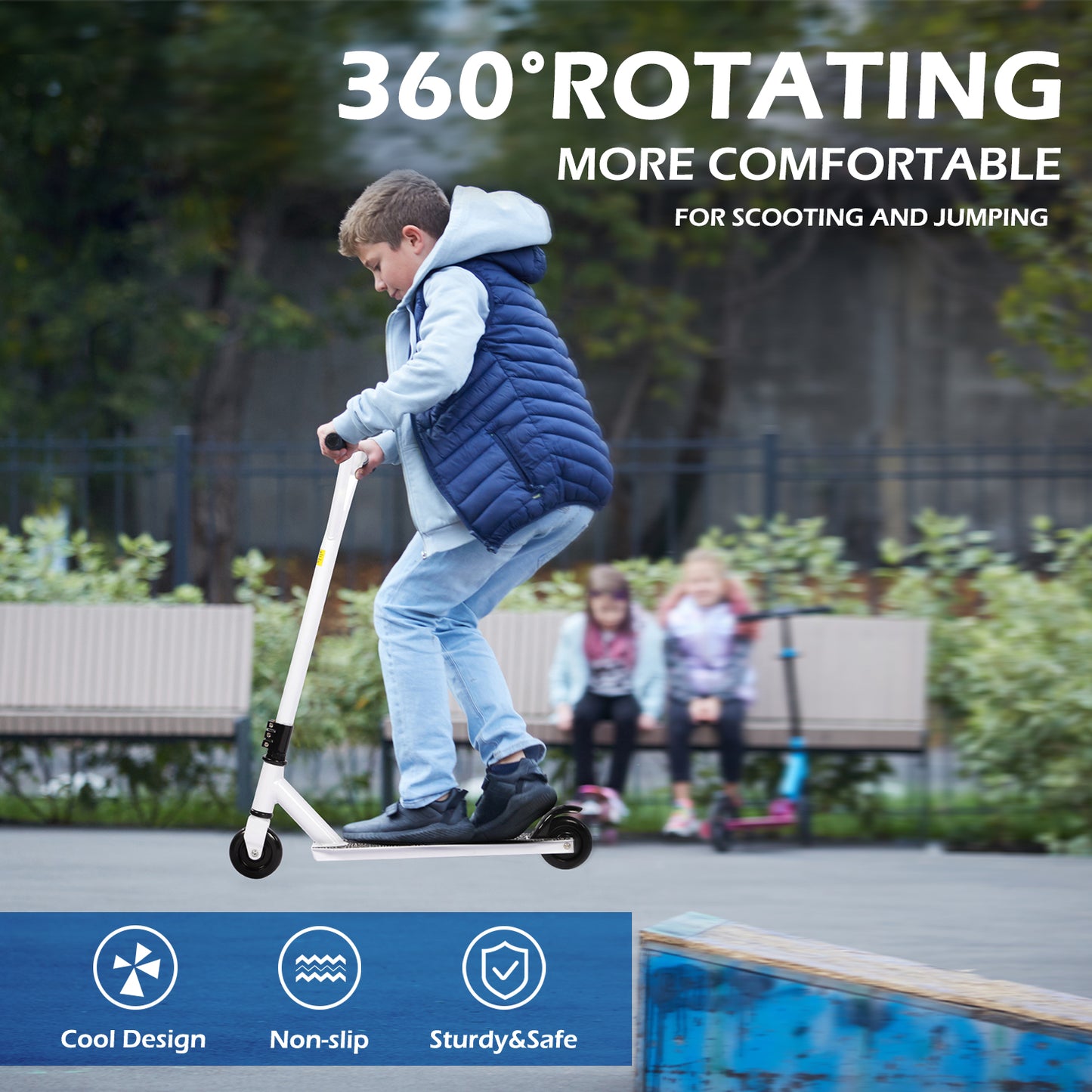 Stunt Scooter, for Child Age 8+, Youngster and Adult