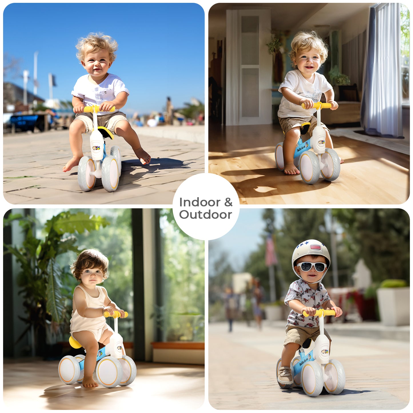Hello5ive Baby Balance Bike - Yellow