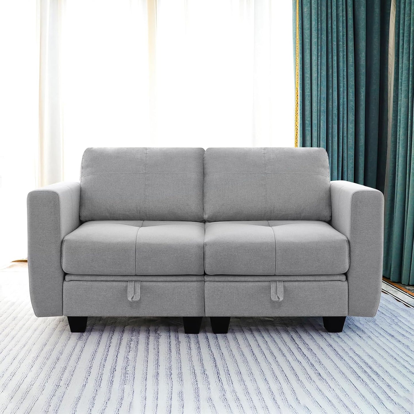 Modular Sectional Sofa with Storage