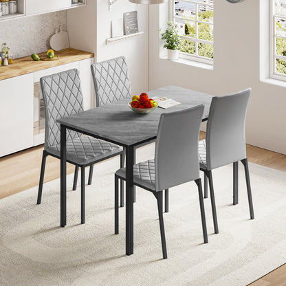 Dining Table and Chairs Set of 4