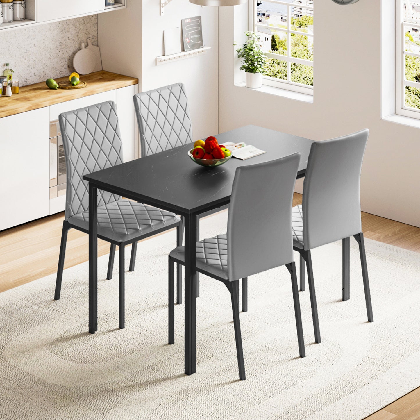Dining Table and Chairs Set of 4