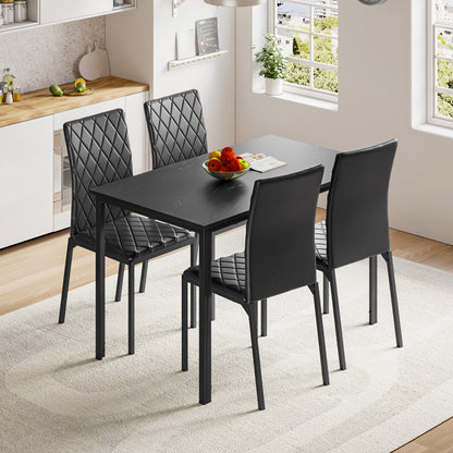 Dining Table and Chairs Set of 4