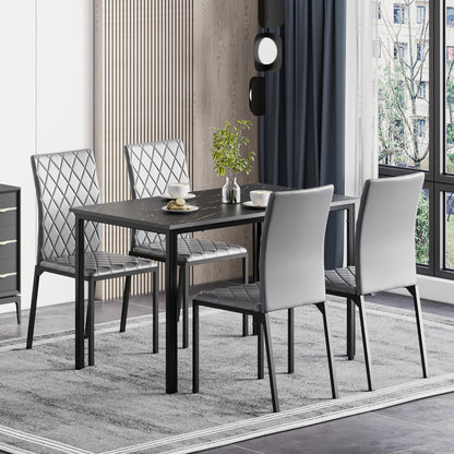 Dining Table and Chairs Set of 4