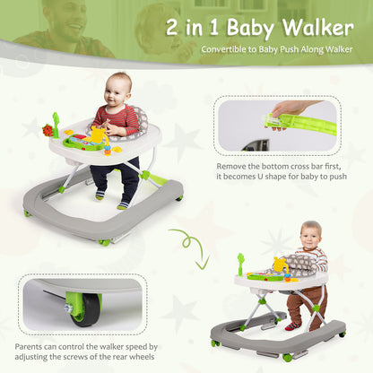 Hello5ive Baby Walker with Music and Lights - Grey