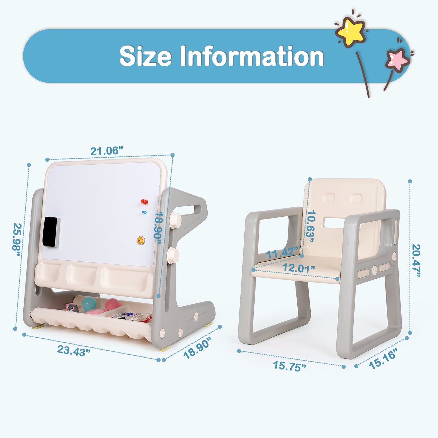 Hello 5ive Baby Art Table Set