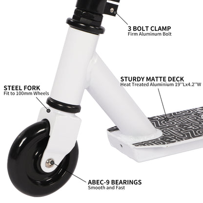 Stunt Scooter, for Child Age 8+, Youngster and Adult