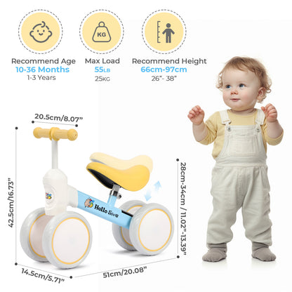 Hello5ive Baby Balance Bike - Yellow