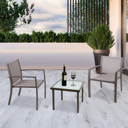 Garden Table and Chairs Set (3 pieces)