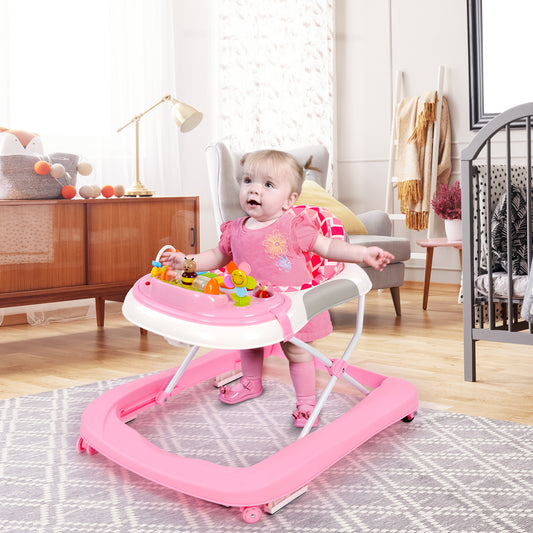 Hello5ive Baby Walker with Music and Lights -Pink