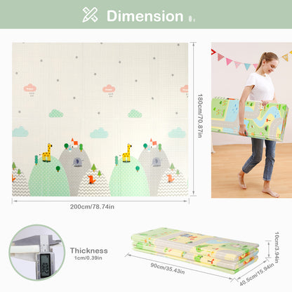 Hello5ive Foldable Baby Play Mat Mountain and Paradise