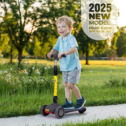 3 Wheel Foldable Kids Scooter LED Light Up Wheels