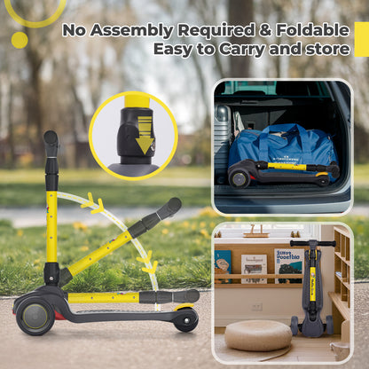 3 Wheel Foldable Kids Scooter LED Light Up Wheels