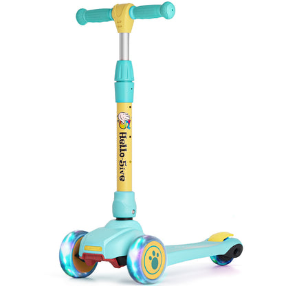 3 Wheel Foldable Kids Scooter LED Light Up Wheels