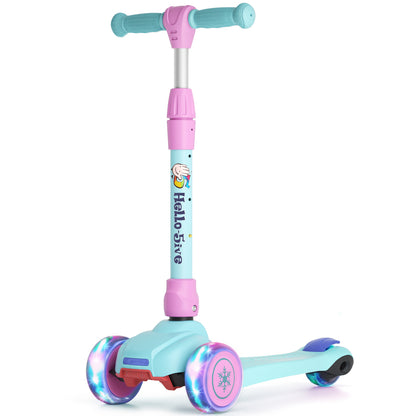 3 Wheel Foldable Kids Scooter LED Light Up Wheels