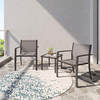 Garden Table and Chairs Set (3 pieces)