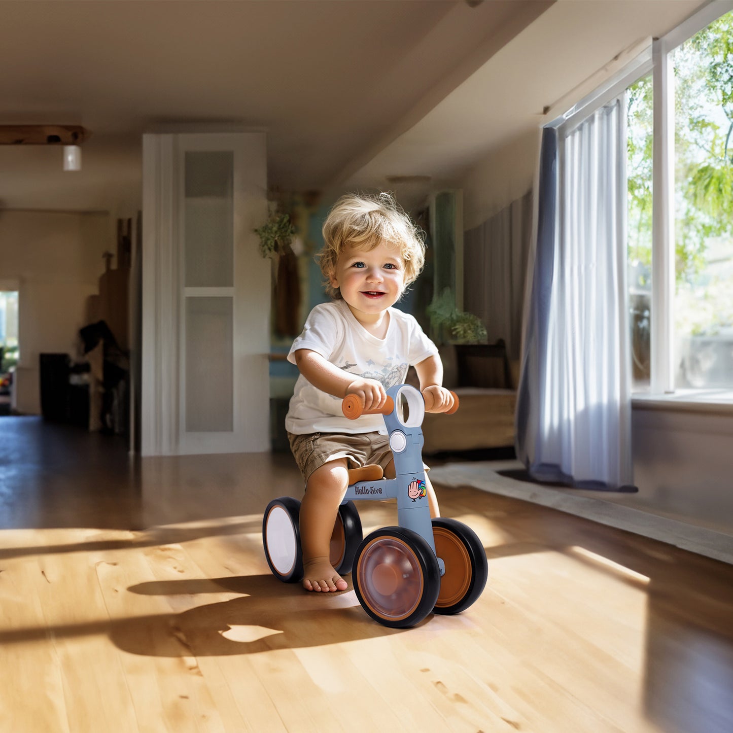 Baby Balance Bike with Lighting Wheels