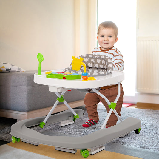 Hello5ive Baby Walker with Music and Lights - Grey