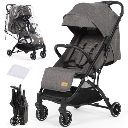 Lightweight Baby Pushchair with Adjustable Seat
