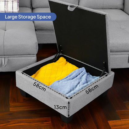 Modular Sectional Sofa with Storage