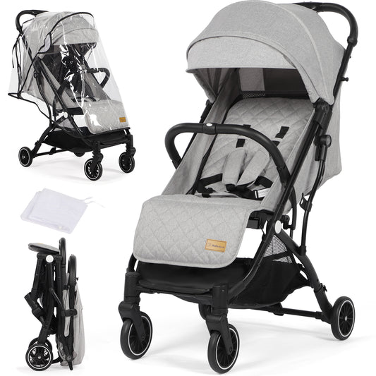 Lightweight Baby Pushchair with Adjustable Seat
