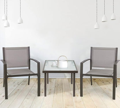 Garden Table and Chairs Set (3 pieces)